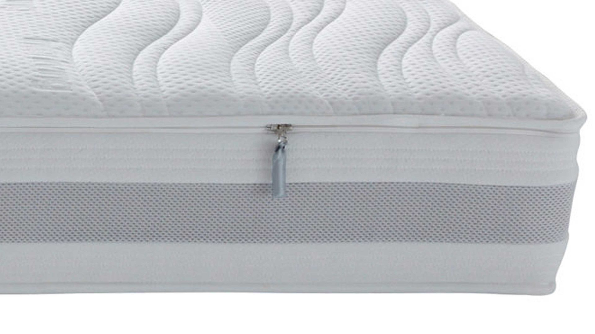 Kaltschaummatratze Interliving aus Stoff in Weiß Interliving Matratze Medikontur 1912 Kaltschaum, H2 – Liegefläche ca. 100 x 200 cm