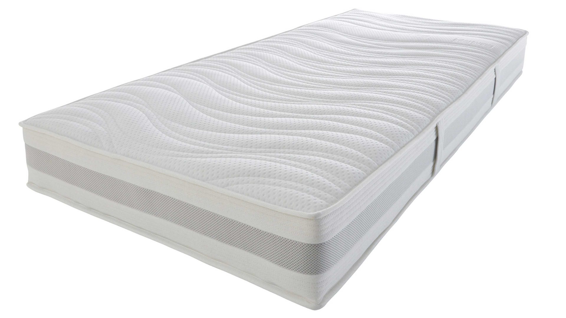 Kaltschaummatratze Interliving aus Stoff in Weiß Interliving Matratze Medikontur 1912 Kaltschaum, H2 – Liegefläche ca. 80 x 190 cm