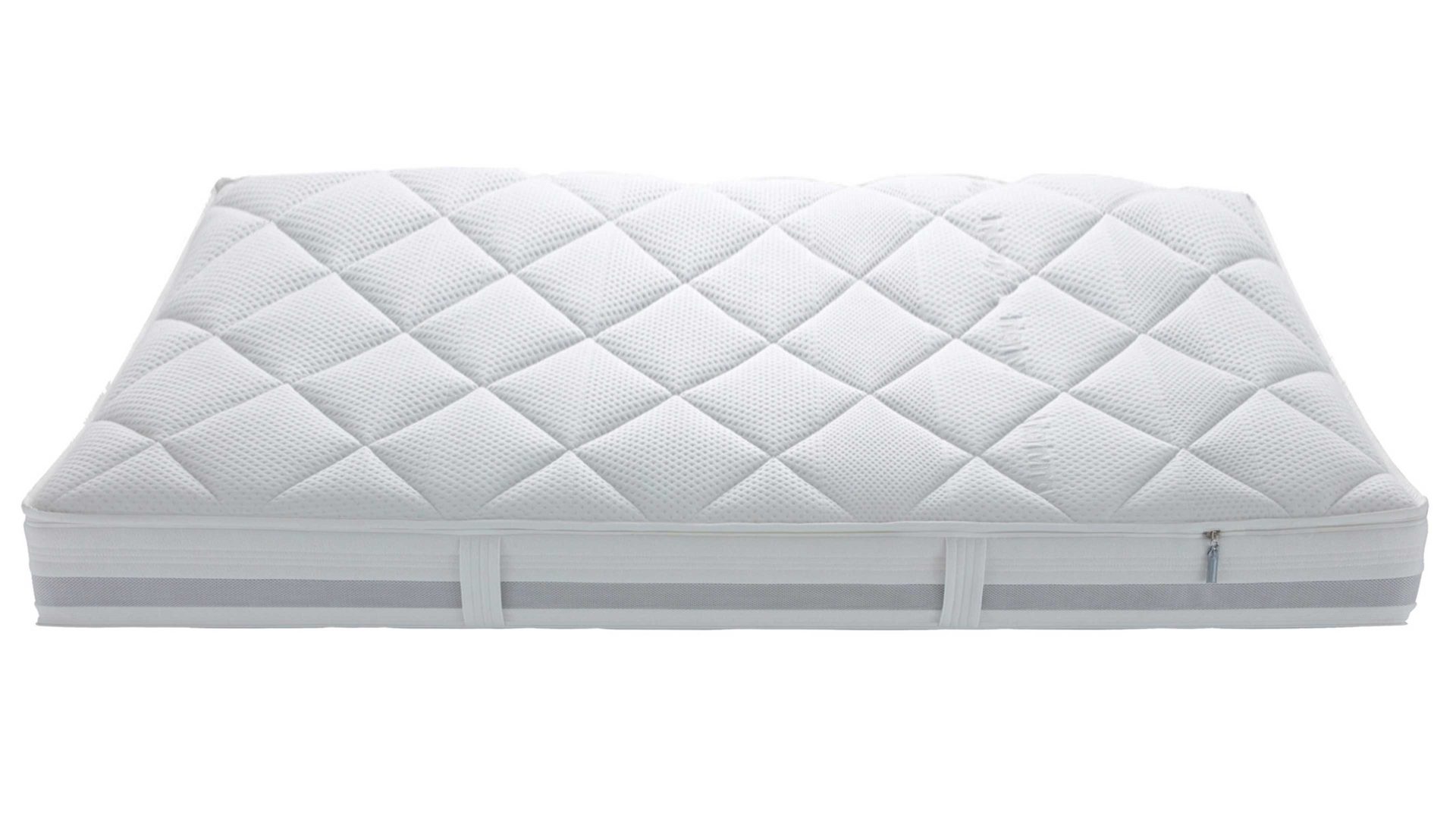 Federkernmatratze Interliving aus Stoff in Weiß Interliving Matratze Medikontur 1915 Taschenfederkern, H2 – Liegefläche ca. 180 x 200 cm