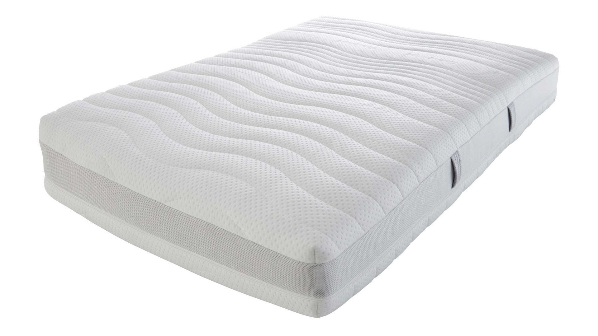 Federkernmatratze Interliving aus Stoff in Weiß Interliving Matratze Medikontur 1911 Taschenfederkern, H3 – Liegefläche ca. 120 x 200 cm