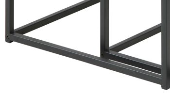 Beistelltisch-Set Actona group aus Holz in Holzfarben Beistelltisch-Set Seaford im Industrielook bzw. Beistelltische Wildeiche & Schwarz – zweiteilig