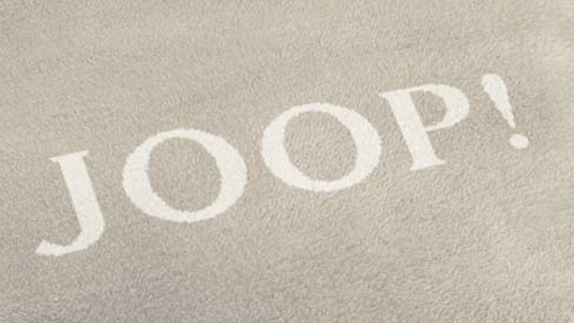 Wohndecke Biederlack® aus Stoff in Beige JOOP! Wohndecke Uni Doubleface Sand & Pergament – ca. 150 x 200 cm