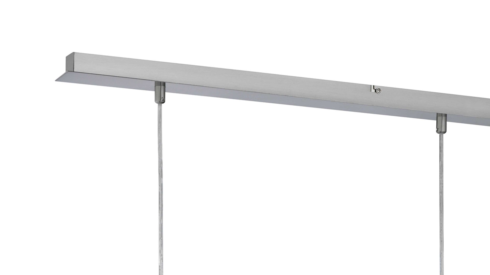 Pendelleuchte Fh fischer & honsel aus Metall in Nickel FH Shine Hängelampe Cannes Nickel – Länge ca. 107 cm