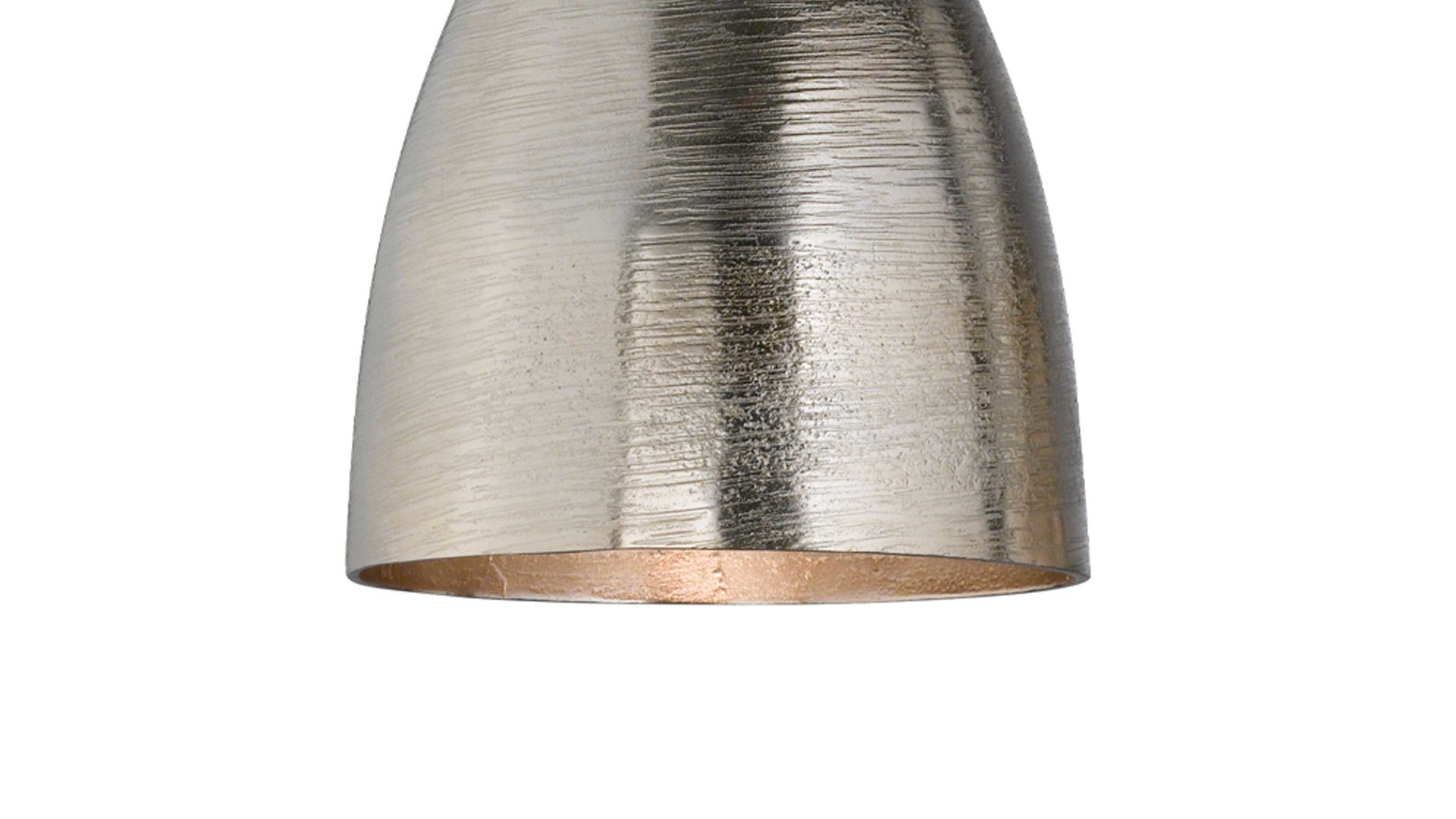 Pendelleuchte Fh fischer & honsel aus Metall in Nickel FH Shine Hängelampe Cannes Nickel – Länge ca. 107 cm