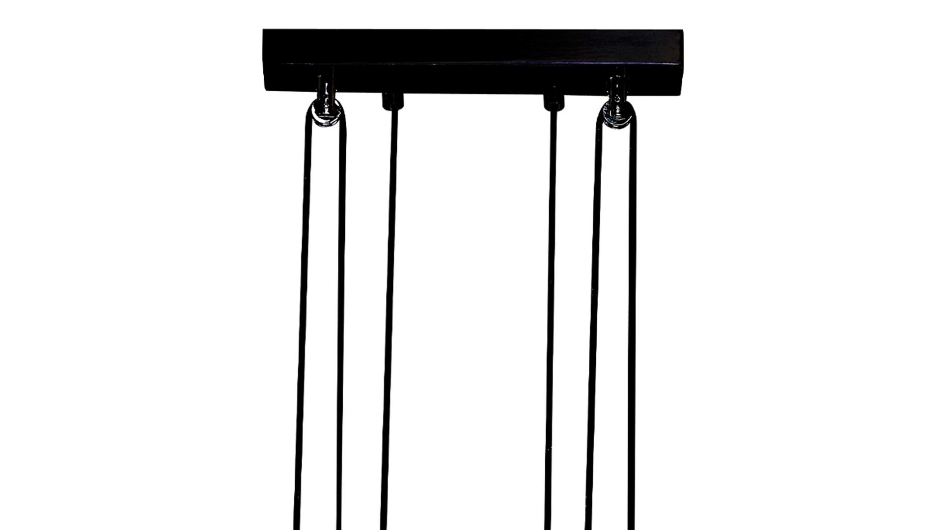 Pendelleuchte Globo lighting aus Metall in Schwarz GLOBO Hängelampe Tunno Blattgold & Metall – Länge ca. 70 cm