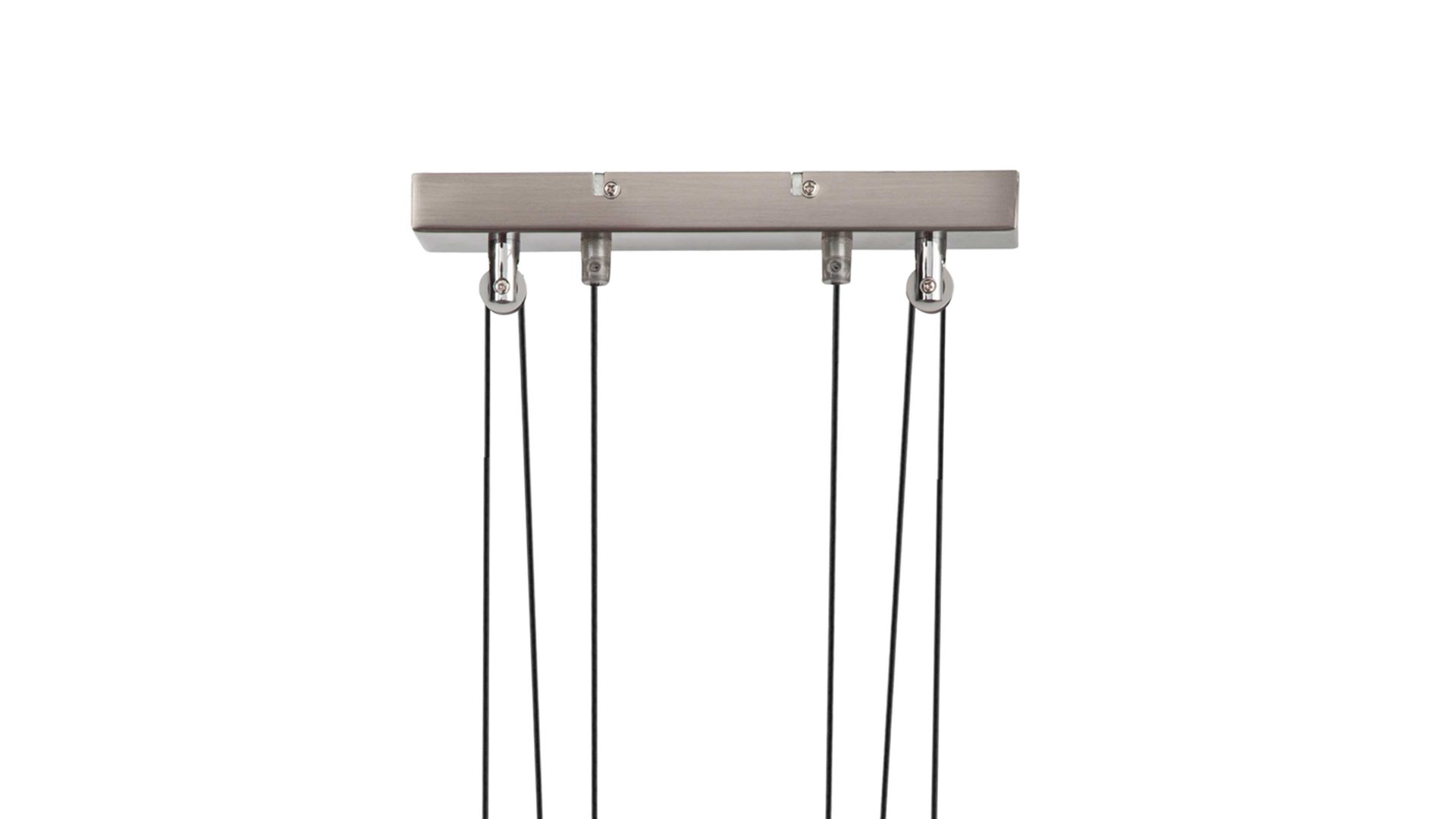 Pendelleuchte Globo lighting aus Metall in Weiß GLOBO Hängelampe Elliott Nickel & Glas – Länge ca. 60 cm