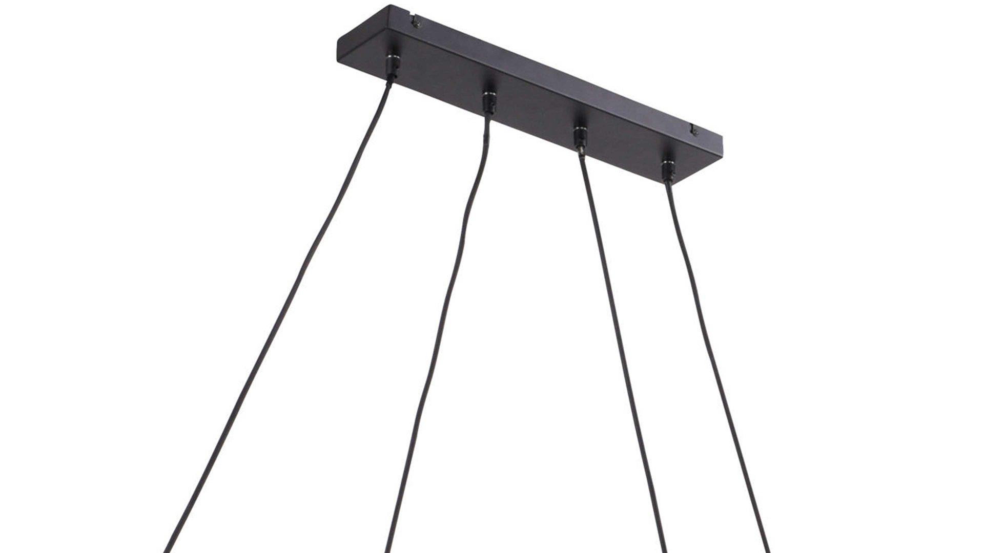 Pendelleuchte Just light. (leuchtendirekt) aus Holz in Holzfarben JUST LIGHT. Hängelampe Edgar Holz & schwarzes Metall – Länge ca. 120 cm