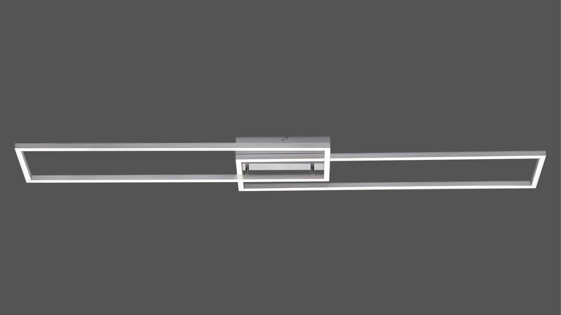 Deckenleuchte Just light. (leuchtendirekt) aus Metall in Metallfarben JUST LIGHT. Deckenlampe Iven Stahl – Länge ca. 110 cm