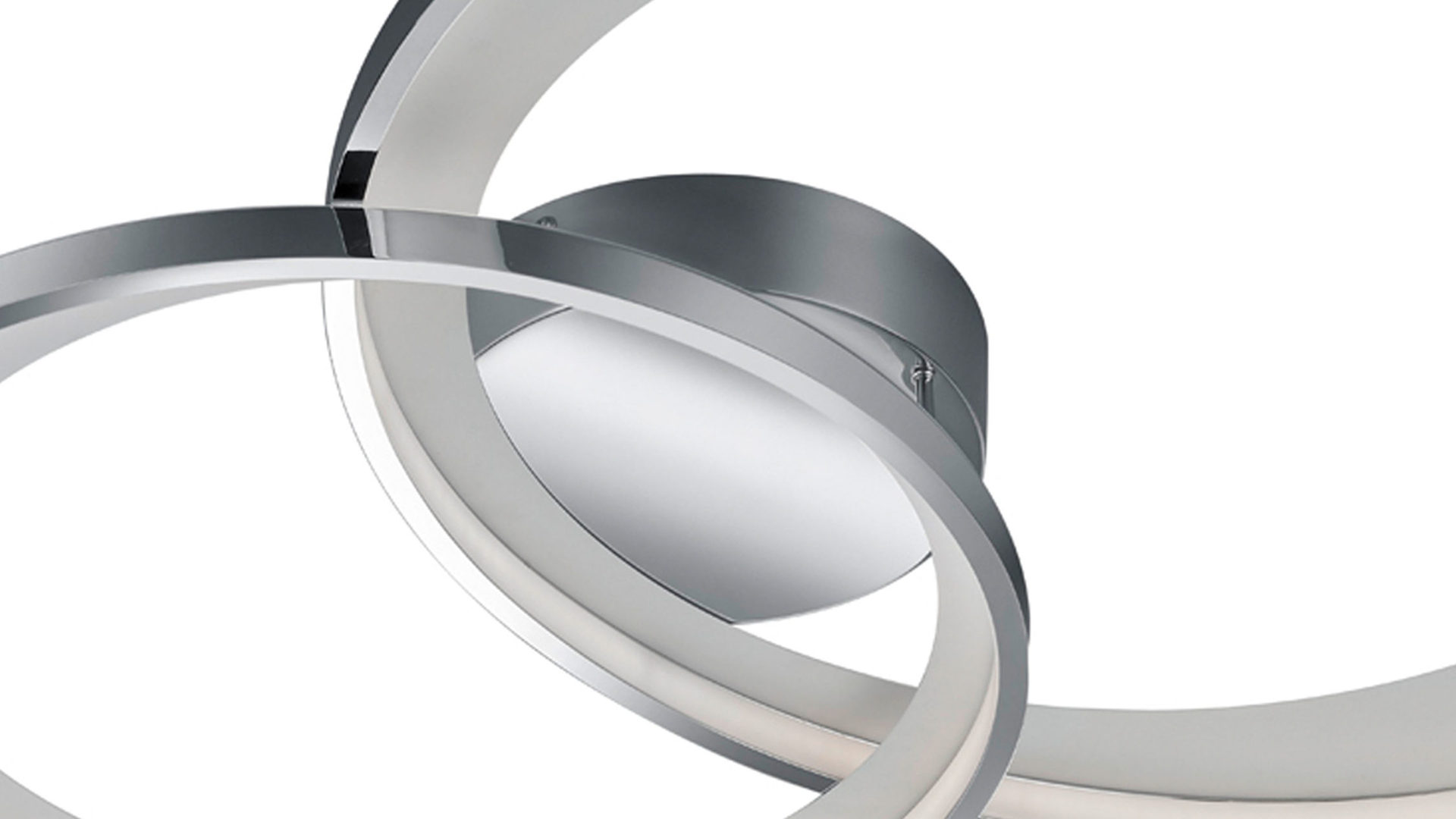 Deckenleuchte Trio lighting for you aus Metall in Metallfarben TRIO Lampenserie Granada - Deckenlampe Chrom – ca. 85 x 60 cm