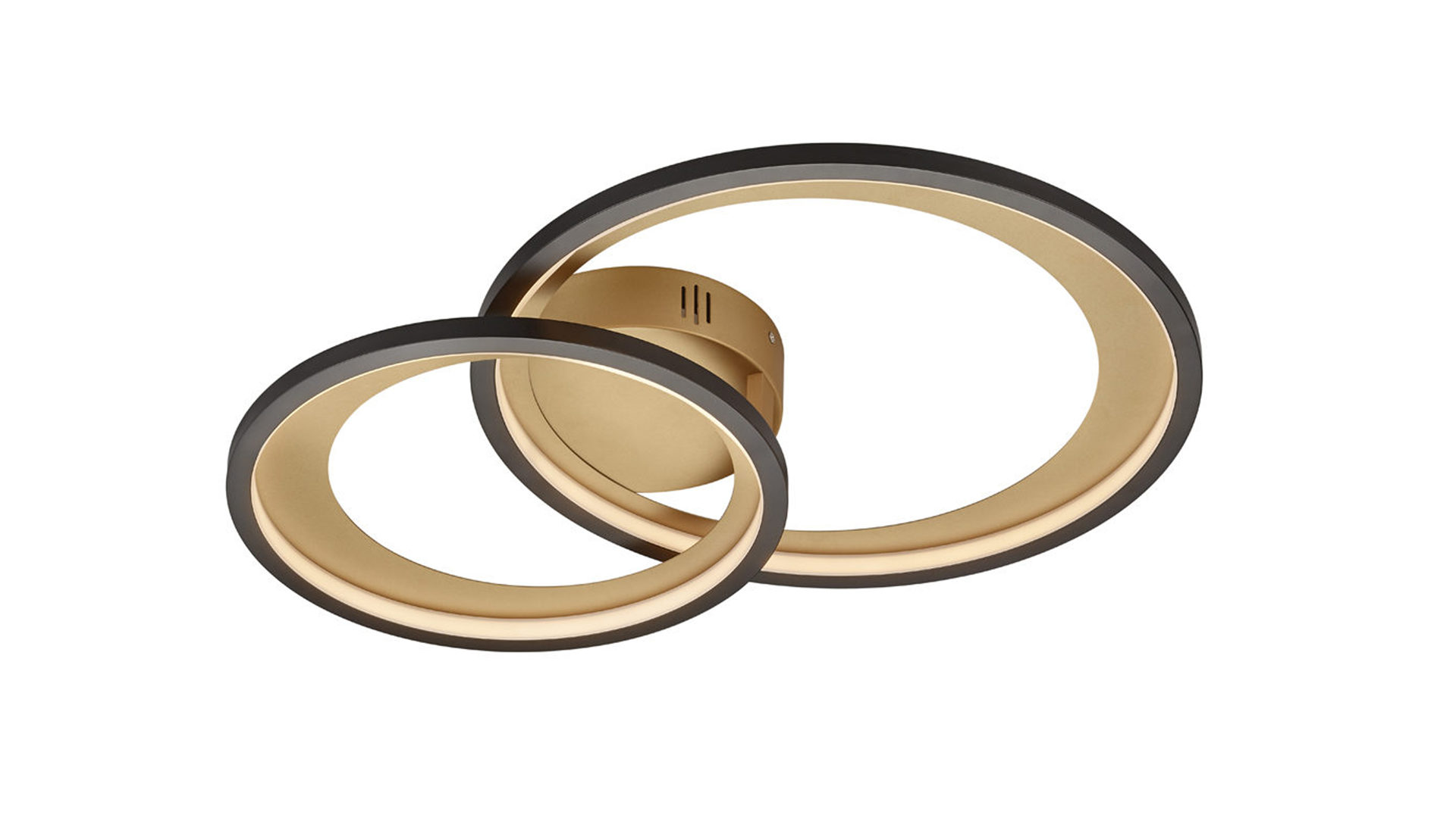 Deckenleuchte Trio lighting for you aus Metall in Schwarz TRIO Deckenlampe Granada mattschwarzes Metall – ca. 59 x 43 cm