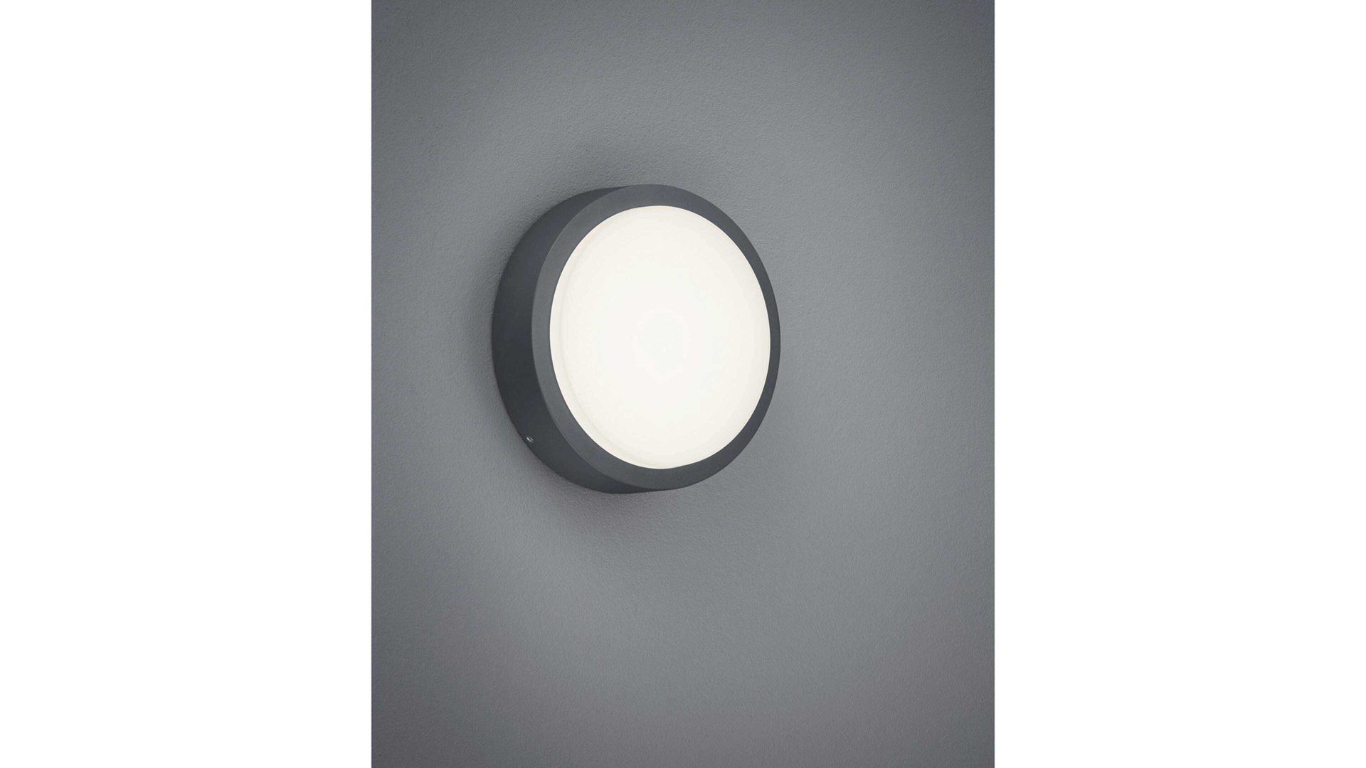 Wandleuchte Trio lighting for you aus Metall in Anthrazit TRIO Außen-Wandleuchte Breg anthrazitfarbener Aluguss – Durchmesser ca. 20 cm