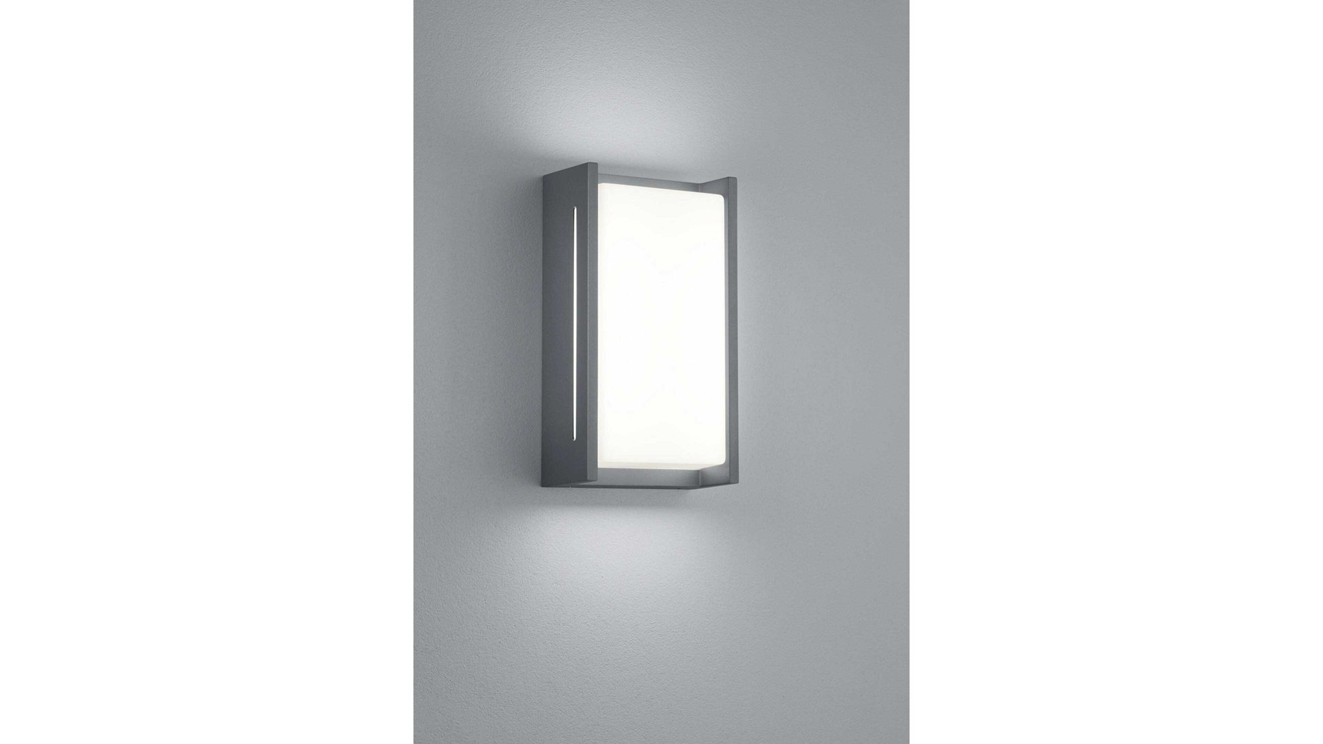 Außenleuchte Trio lighting for you aus Metall in Anthrazit TRIO Außen-Wandleuchte Indus anthrazitfarbener Aluguss – Höhe ca. 23 cm