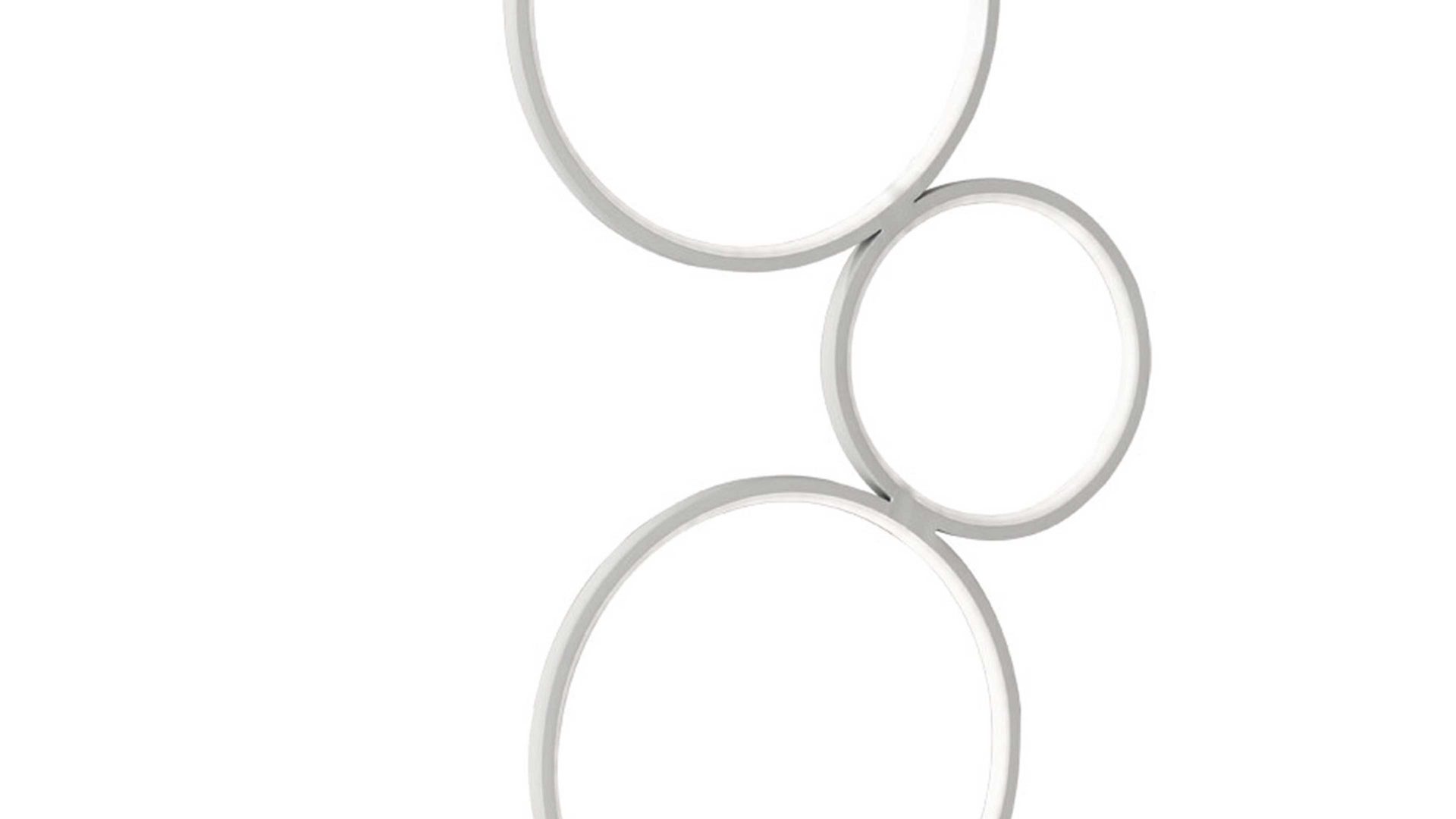 Stehleuchte Trio lighting for you aus Metall in Weiß TRIO Stehlampe Rondo mattweißes Metall – Höhe ca. 115 cm