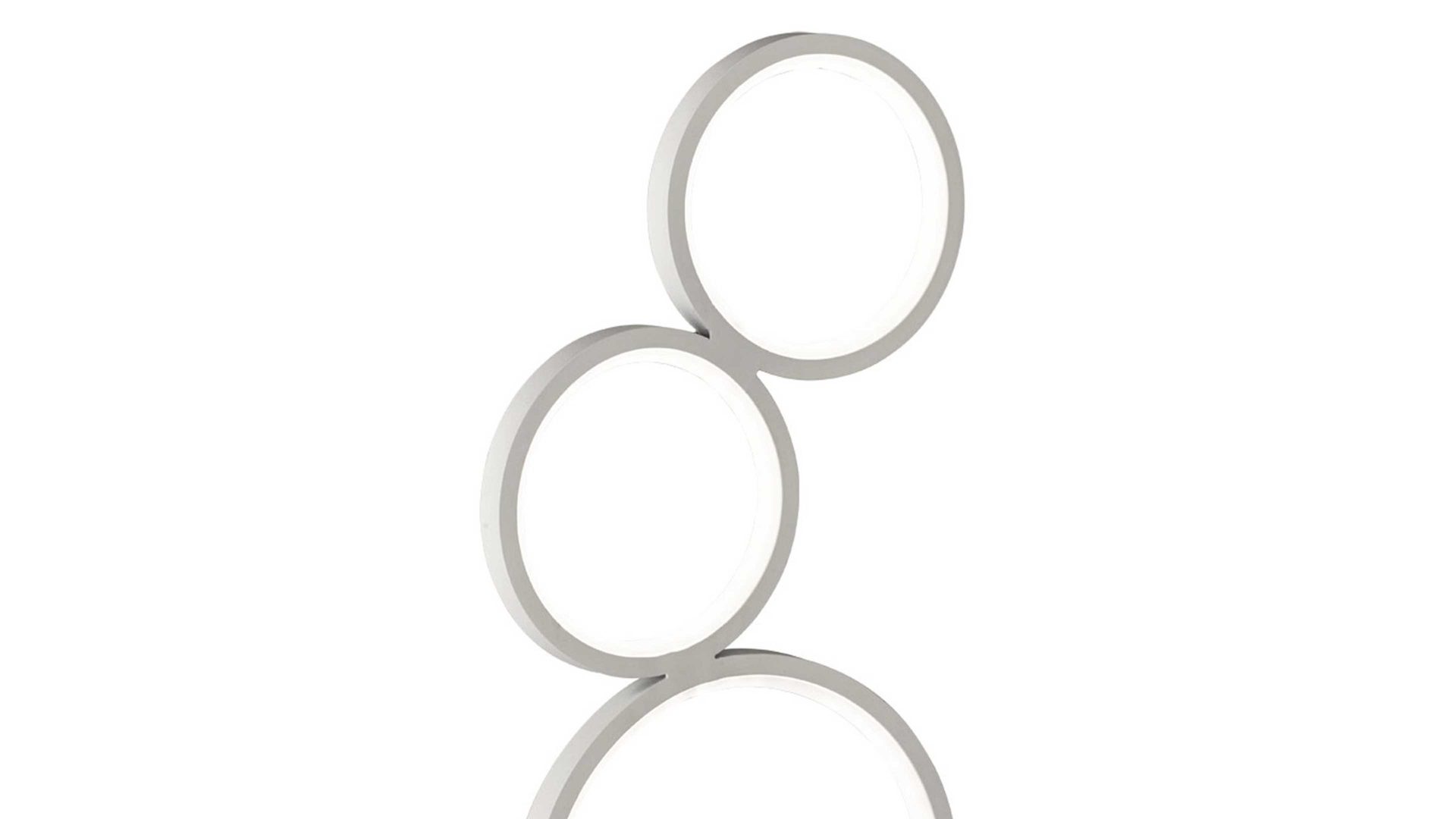 Tischleuchte Trio lighting for you aus Metall in Weiß TRIO Tischlampe Rondo mattweißes Metall – Höhe ca. 45 cm