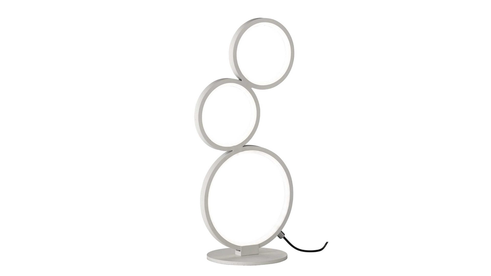 Tischleuchte Trio lighting for you aus Metall in Weiß TRIO Tischlampe Rondo mattweißes Metall – Höhe ca. 45 cm