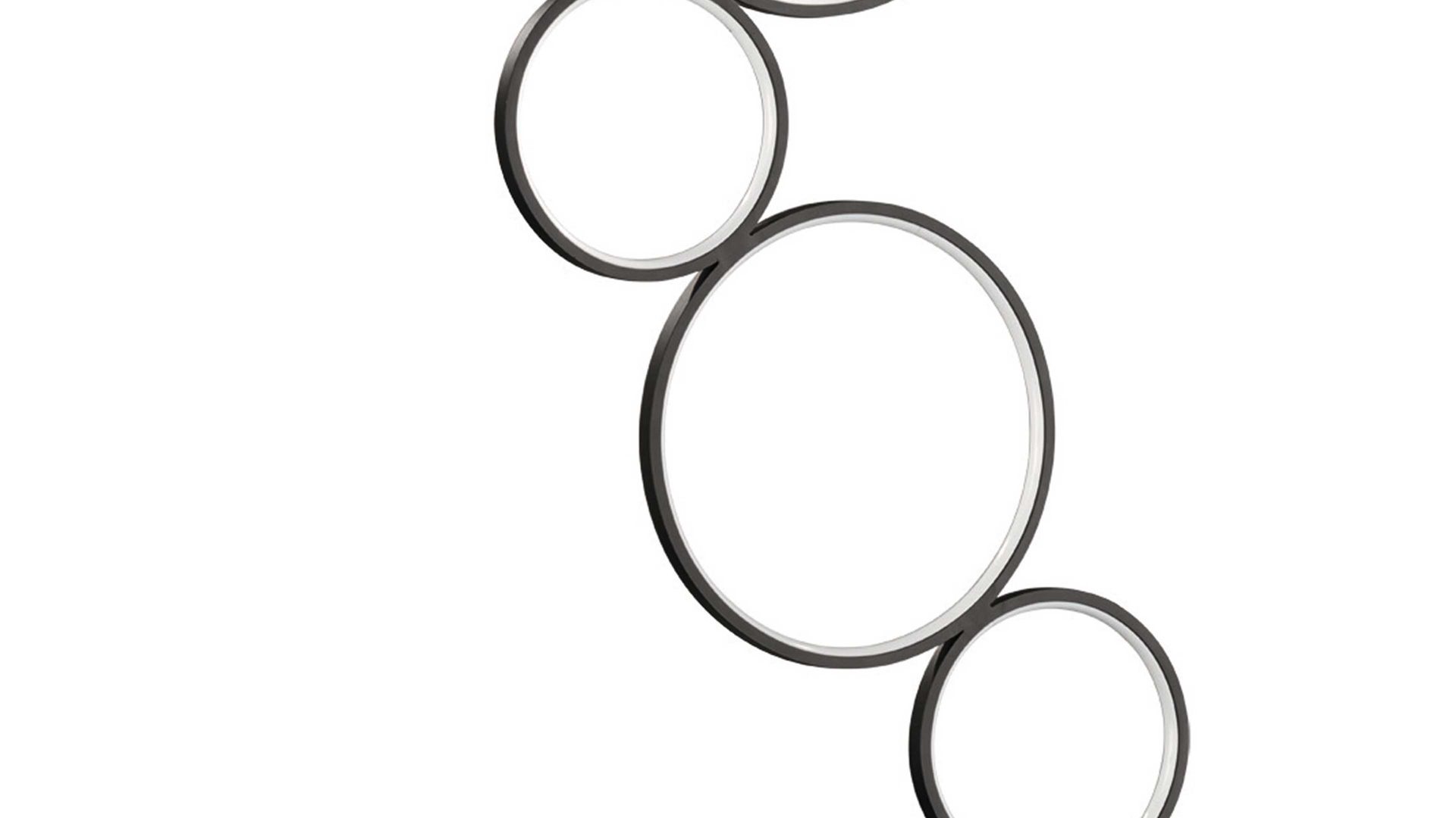 Stehleuchte Trio lighting for you aus Metall in Schwarz Trio Stehlampe Rondo mattschwarzes Metall – Höhe ca. 115 cm