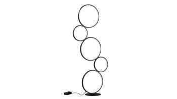 Stehleuchte Trio lighting for you aus Metall in Schwarz Trio Stehlampe Rondo mattschwarzes Metall – Höhe ca. 115 cm