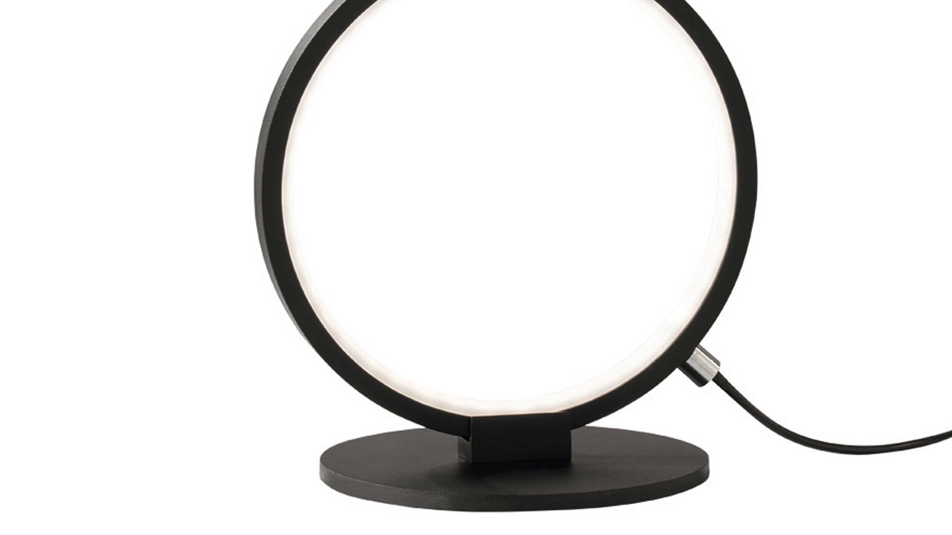 Tischleuchte Trio lighting for you aus Metall in Schwarz Trio Tischlampe Rondo mattschwarzes Metall – Höhe ca. 45 cm