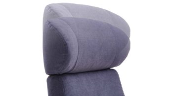 Relaxsessel Conform® aus Stoff in Lila CONFORM® Relaxsessel Timeout blaubeerfarbener Bezug Evita & Aluminiumgestell