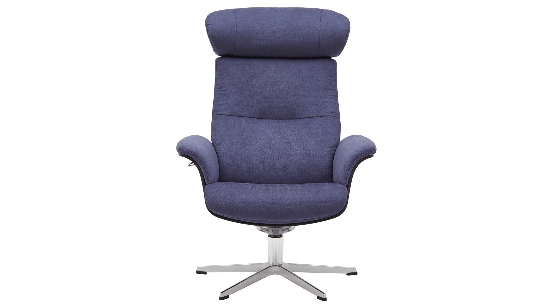 Relaxsessel Conform® aus Stoff in Lila CONFORM® Relaxsessel Timeout blaubeerfarbener Bezug Evita & Aluminiumgestell