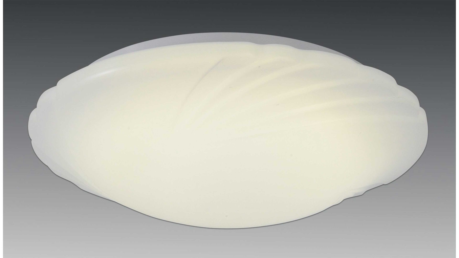 Deckenleuchte Näve aus Kunststoff in Weiß näve LED-Deckenleuchte Shelly warmweißer Kunststoff – Durchmesser ca. 35 cm