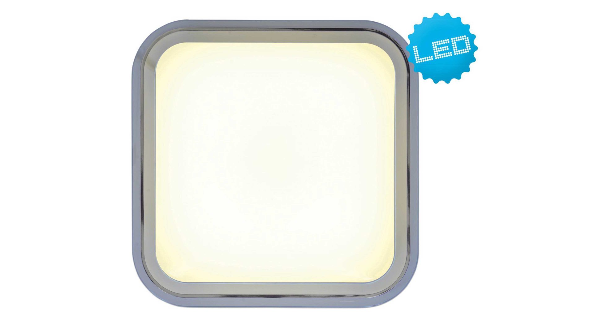 Deckenleuchte Näve aus Kunststoff in Blau näve LED-Deckenleuchte Lucky blauer Kunststoff – ca. 33 x 33 cm