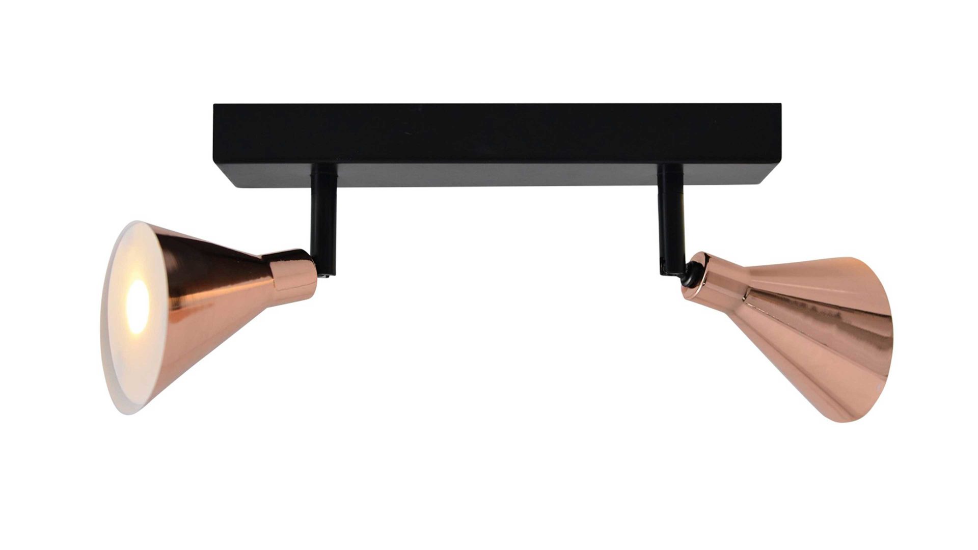 Strahler / Spot Näve aus Metall in Metallfarben näve LED-Wand- und Deckenspot Pinhead kupferfarbenes Metall – Länge ca. 27 cm