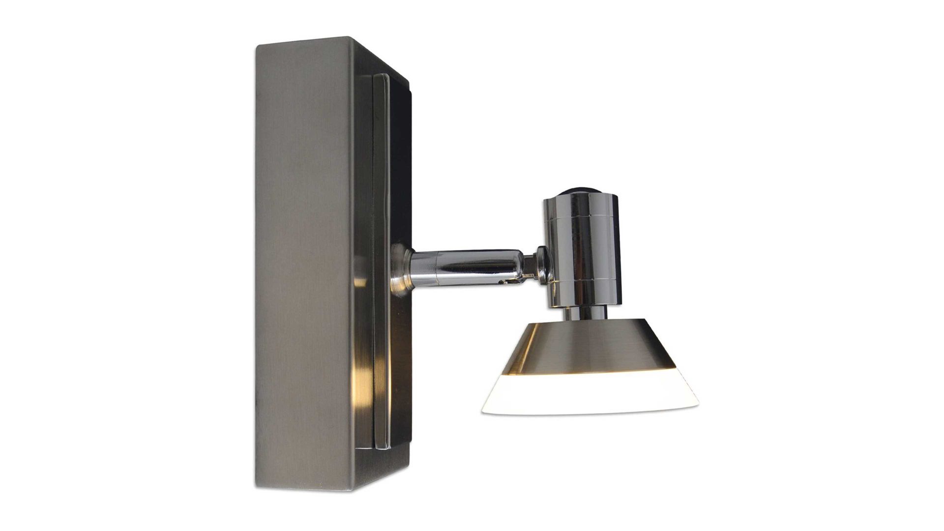 Strahler / Spot Näve aus Glas in Metallfarben näve LED- Wand- und Deckenspot Jericho Chrom & Glas – ein Spot