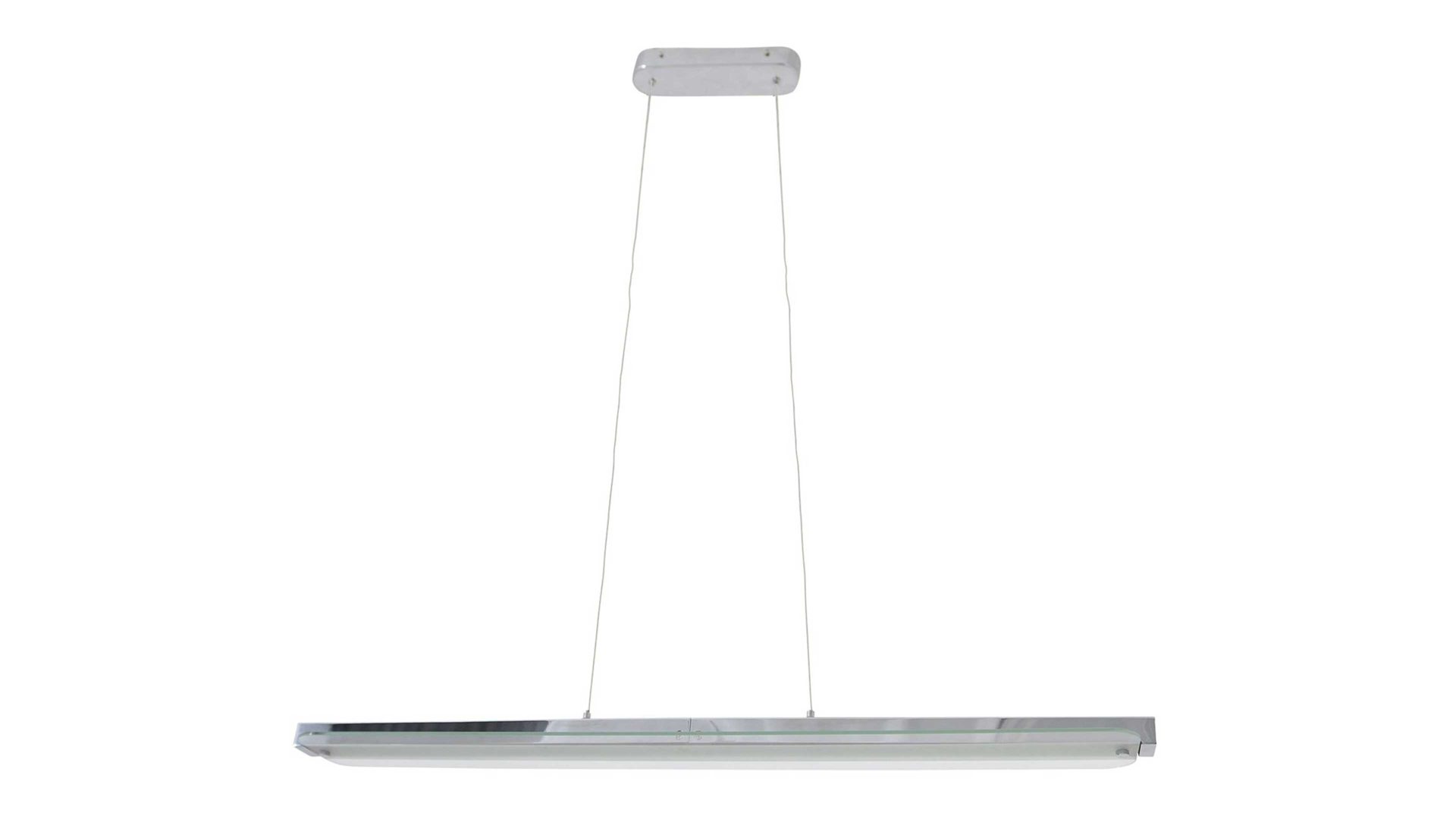 Pendelleuchte Näve aus Glas in Metallfarben näve LED-Pendellampe Beam Chrom & Glas – Länge ca. 100 cm