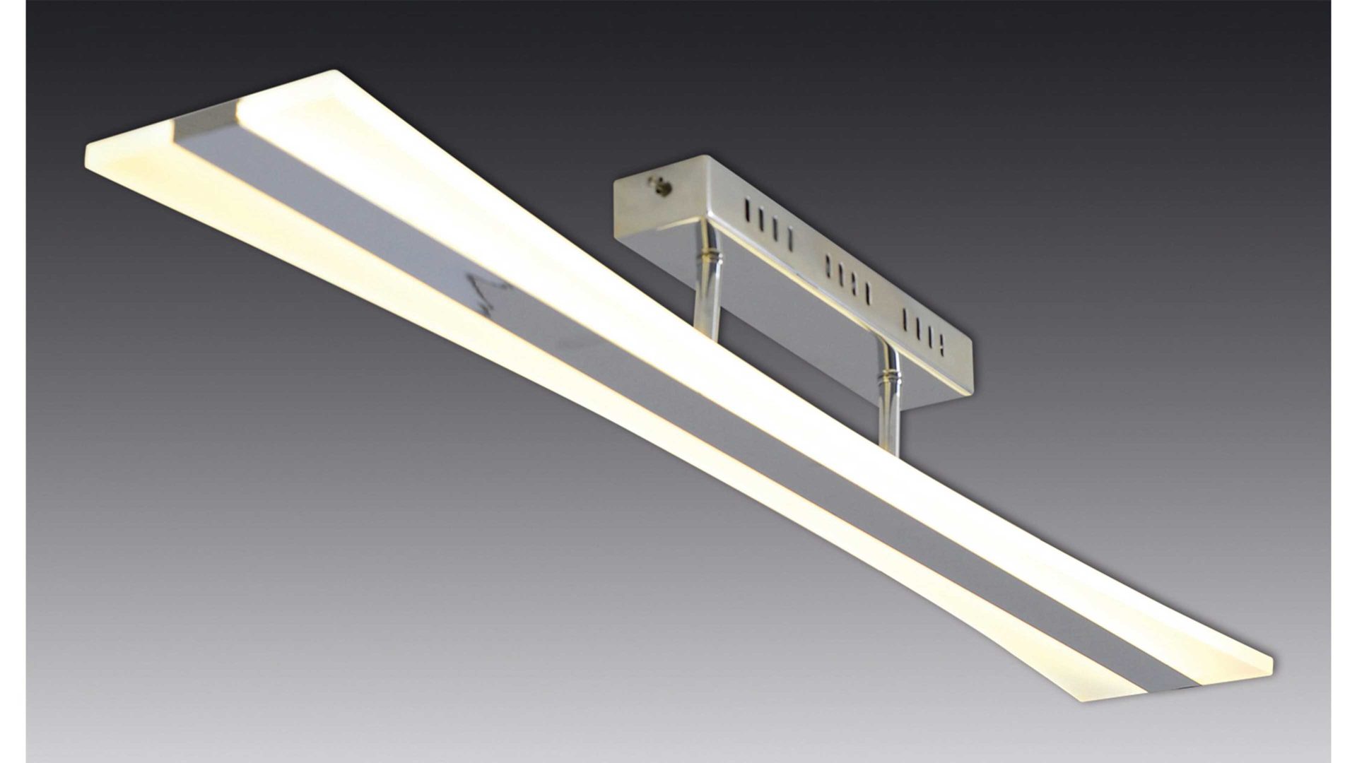 Deckenleuchte Näve aus Metall in Metallfarben näve LED-Deckenlampe Barrel silberfarben – Länge ca. 99 cm