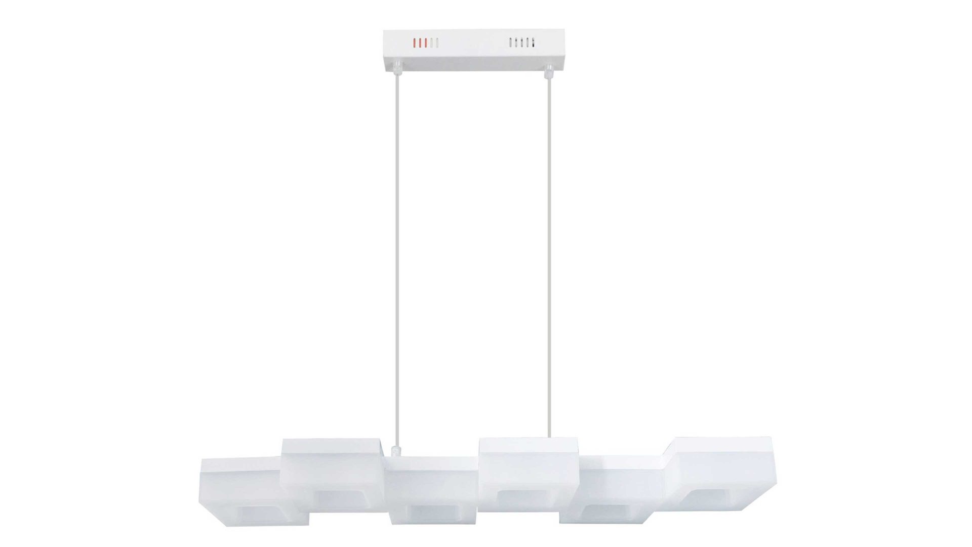 Pendelleuchte Näve aus Metall in Weiß näve LED-Hängelampe Moggi Metall & Acryl – Länge ca. 75 cm