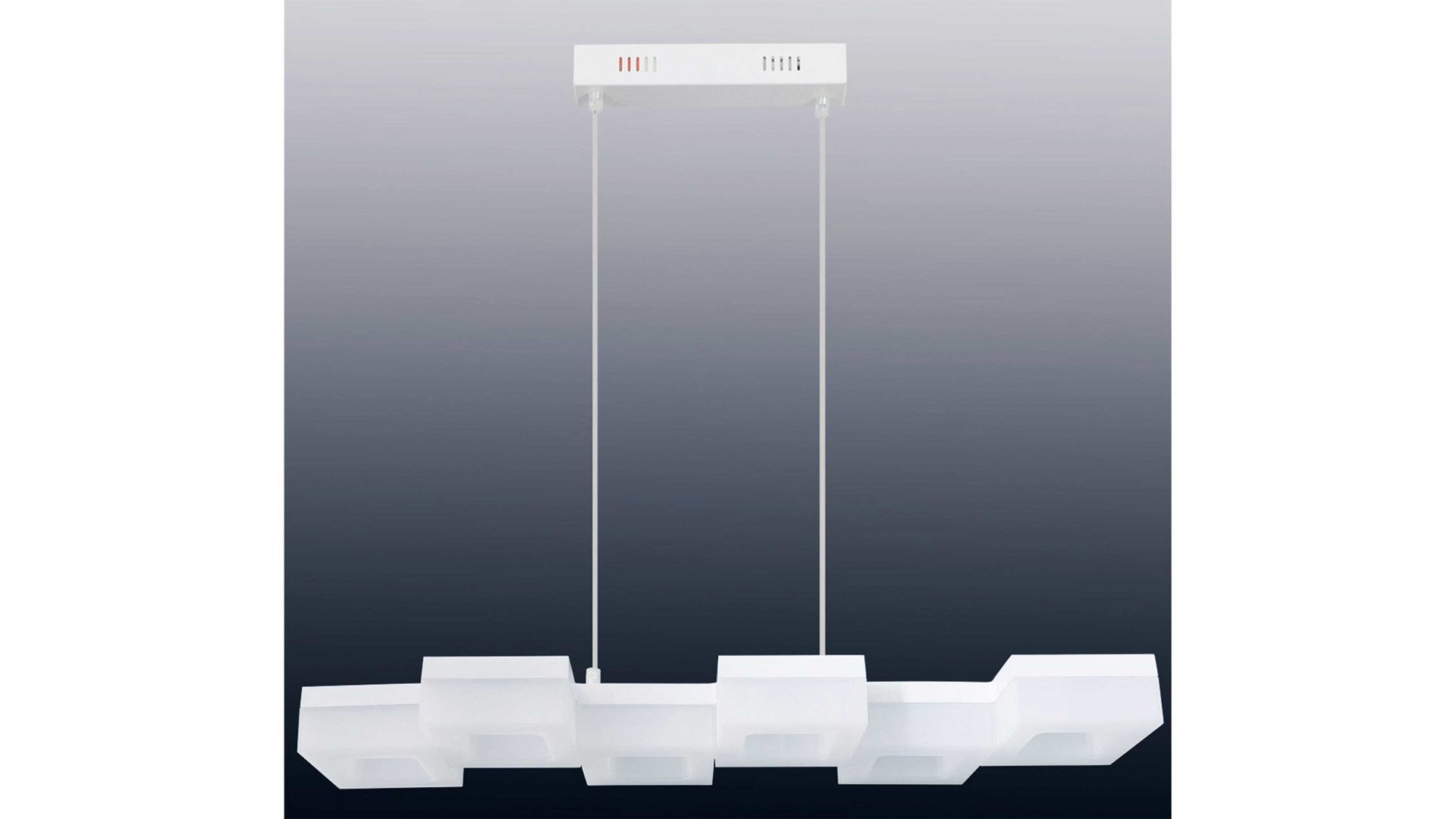 Pendelleuchte Näve aus Metall in Weiß näve LED-Hängelampe Moggi Metall & Acryl – Länge ca. 75 cm