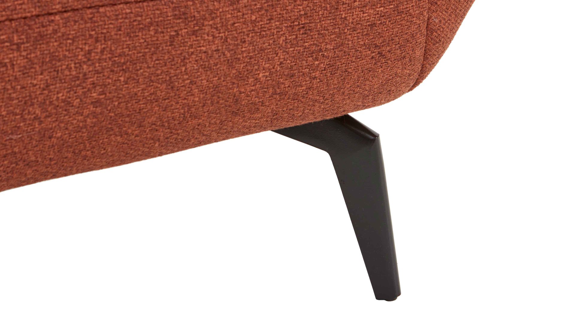 Bigsofa KAWOO aus Stoff in Orange KAWOO Polsterprogramm New Jersey - Megasofa kupferfarbener Bezug Portofino 126 - Breite ca. 260 cm