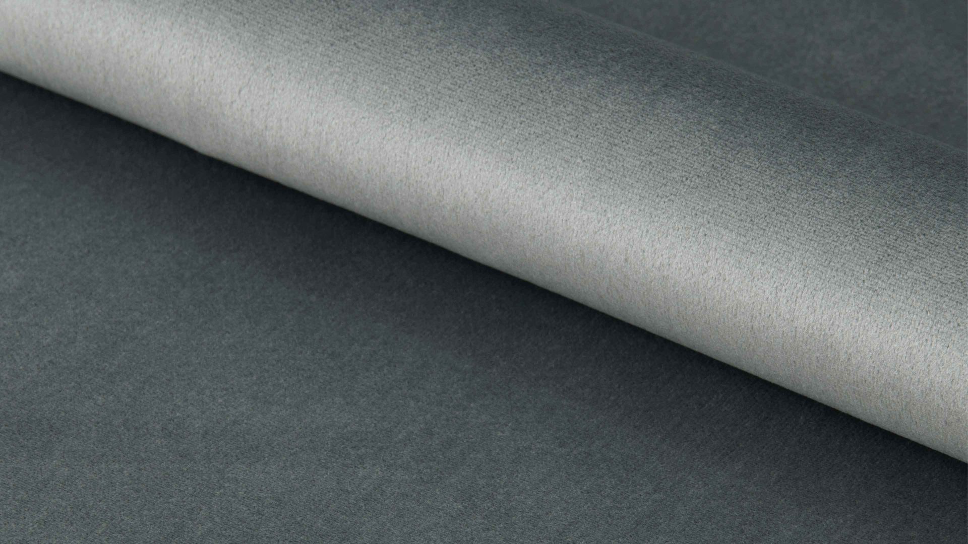 Vierfußstuhl Actona group aus Stoff in Dunkelgrau Polsterstuhl Louise dunkelgrauer Bezug Dublin 40