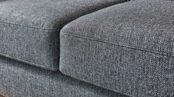 Schlafsofa comfortmaster besser sitzen, liegen, leben aus Stoff in Anthrazit Comfortmaster Schlafsofa Molto mit Faltbett-Funktion anthrazitfarbener Webstoff 2-6210 & Chromfüße - Breite ca. 156 cm