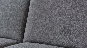 Schlafsofa comfortmaster besser sitzen, liegen, leben aus Stoff in Anthrazit Comfortmaster Schlafsofa Molto mit Faltbett-Funktion anthrazitfarbener Webstoff 2-6210 & Chromfüße - Breite ca. 156 cm