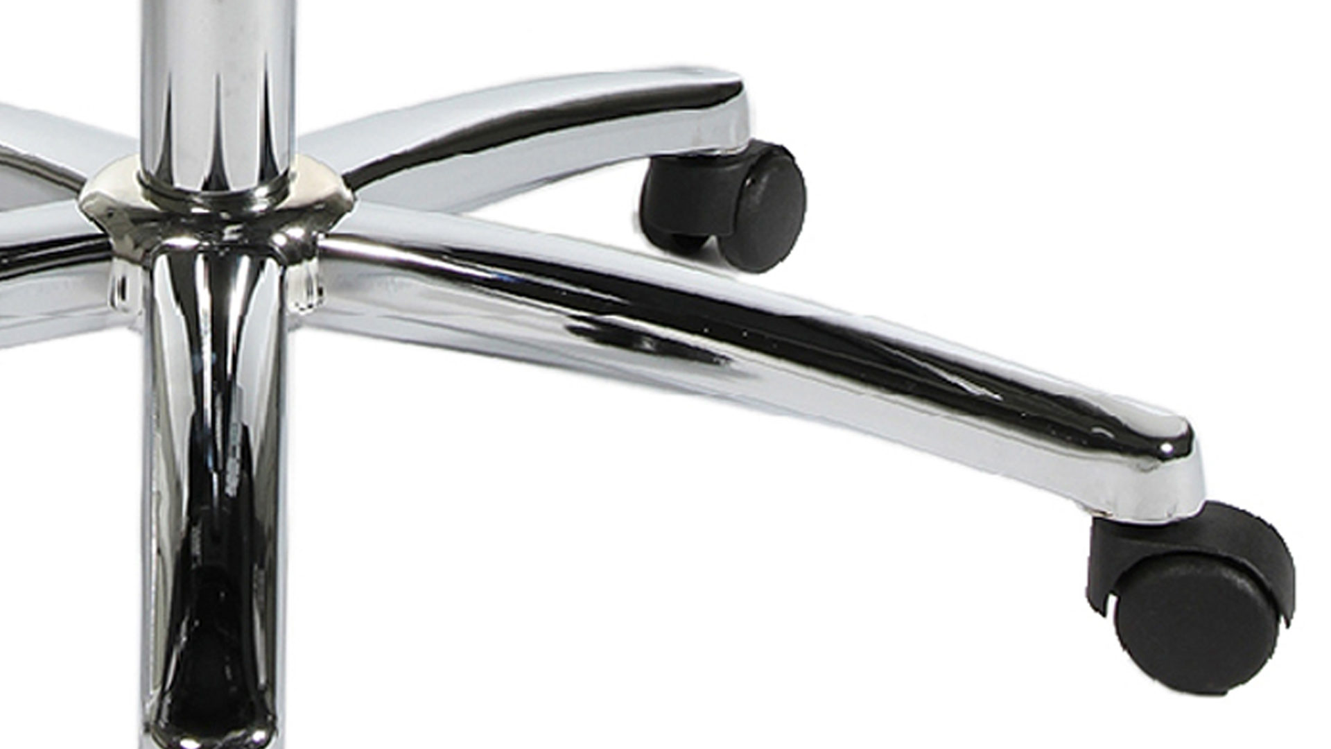 Drehstuhl OrthoSedis aus Textil in Hellgrün Komfort-Drehstuhl Orthosedis 75 mit taillierter Netz-Rückenlehne Grün & Chrom