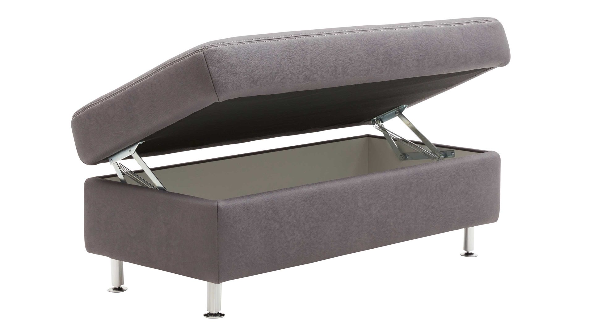 Funktionshocker modulmaster aus Stoff in Grau Modulmaster MM-ZE1049 - Funktionshocker graue Mikrofaser Mammut – ca. 130 x 65 cm