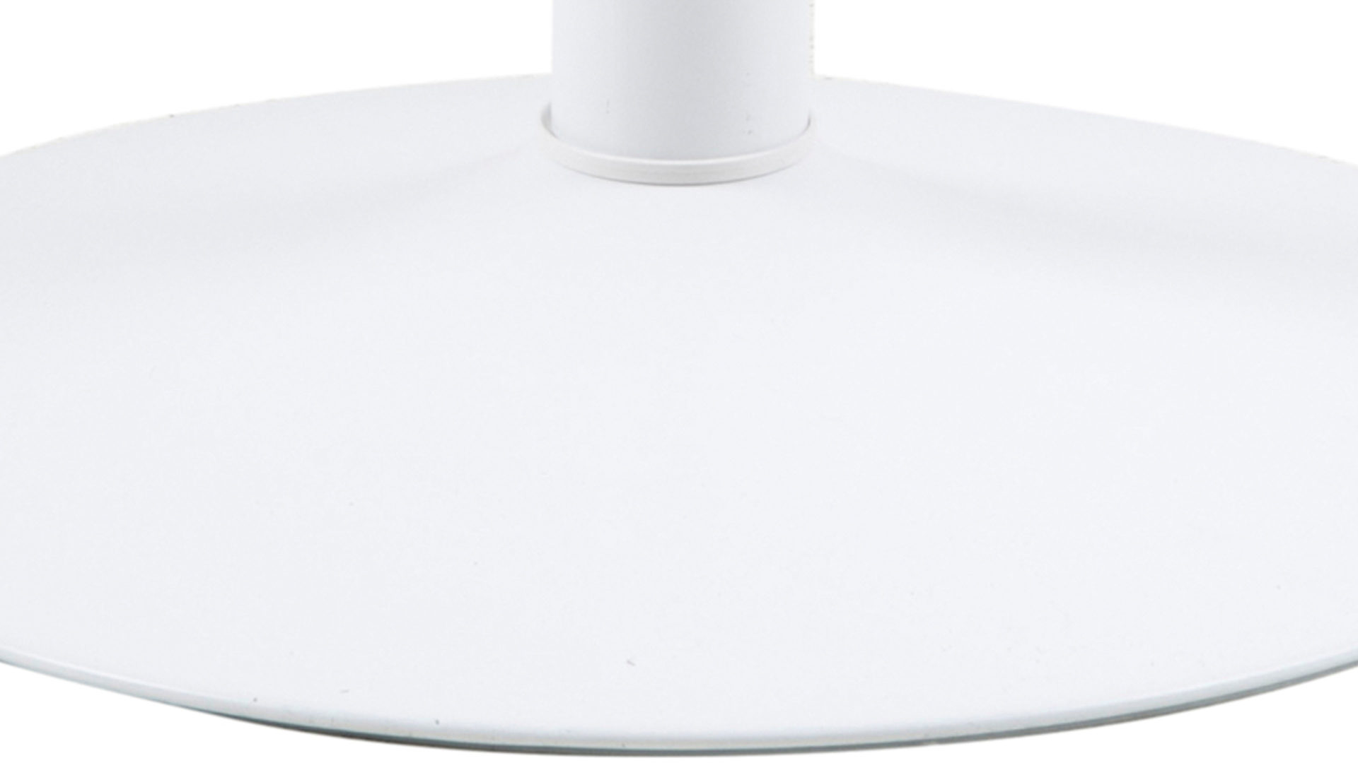 Esstisch Actona group aus Holz in Weiß Esstisch Ibiza im Retrolook als Esszimmermöbel Weiß – Durchmesser ca. 110 cm