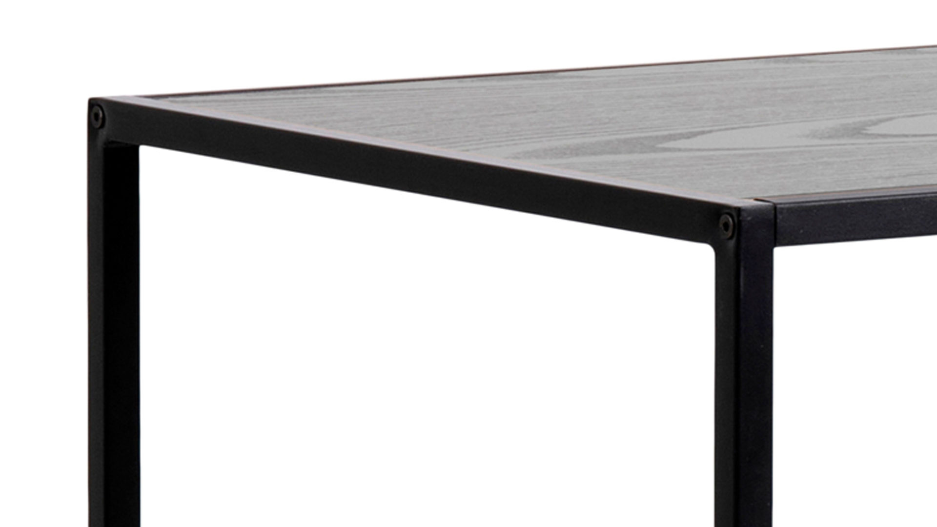 Bartisch Actona group aus Holz in Schwarz Bartisch Seaford schwarze Esche - ca. 120 x 60 cm