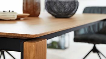 Auszugtisch Interliving aus Holz in Holzfarben Interliving Esszimmer Serie 5110 - Auszugtisch T0701 Eiche natur - ca. 160 - 260 x 90 cm
