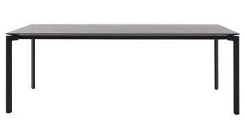 Auszugtisch Interliving aus Holz in Schwarz Interliving Esszimmer Serie 5110 - Auszugtisch T0401 mattschwarzes Eichefurnier - ca. 160 - 260 x 90 cm