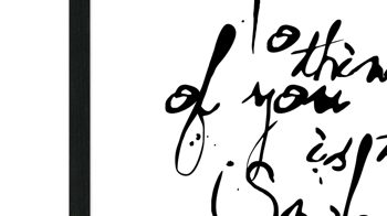 Kunstdruck Pro®art bilderpalette aus Karton / Papier / Pappe in Schwarz PRO®ART Kunstdruck to think of you Schwarz & Weiß - ca. 35 x 35 cm