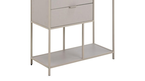 Regal Actona group aus Metall in Grau Regal Seaford im Industrielook Grau – ca. 77 x 185 cm