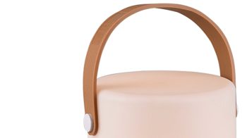 Tischleuchte Reality leuchten aus Kunststoff in Weiß RL Outdoor-Tischleuchte Aruba weißer Kunststoff - Höhe ca. 20 cm