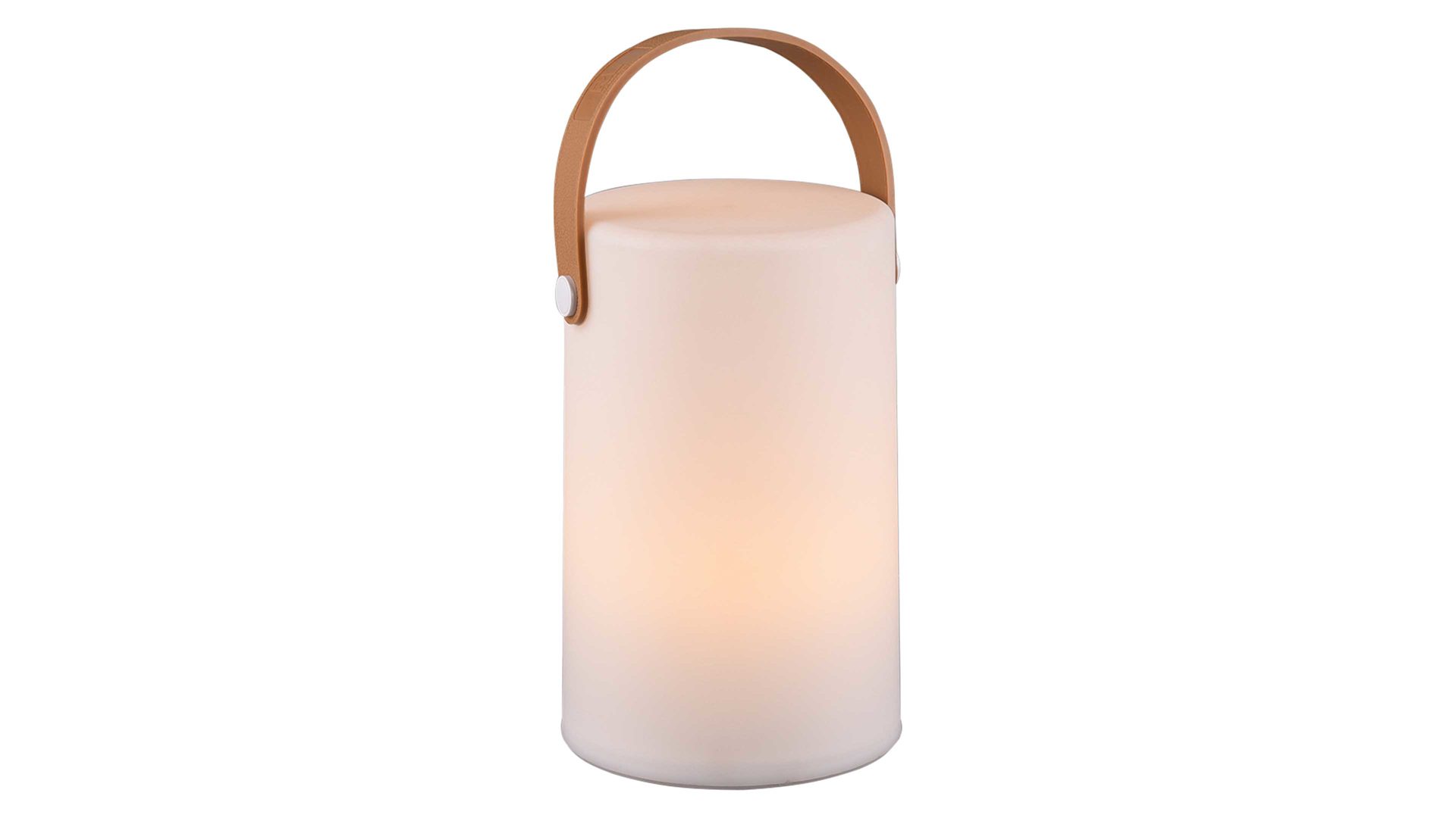 Tischleuchte Reality leuchten aus Kunststoff in Weiß RL Outdoor-Tischleuchte Aruba weißer Kunststoff - Höhe ca. 20 cm