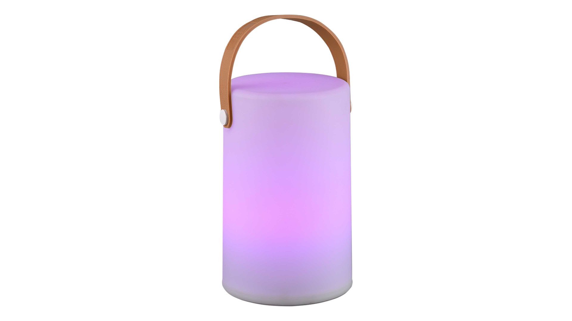 Tischleuchte Reality leuchten aus Kunststoff in Weiß RL Outdoor-Tischleuchte Aruba weißer Kunststoff - Höhe ca. 20 cm