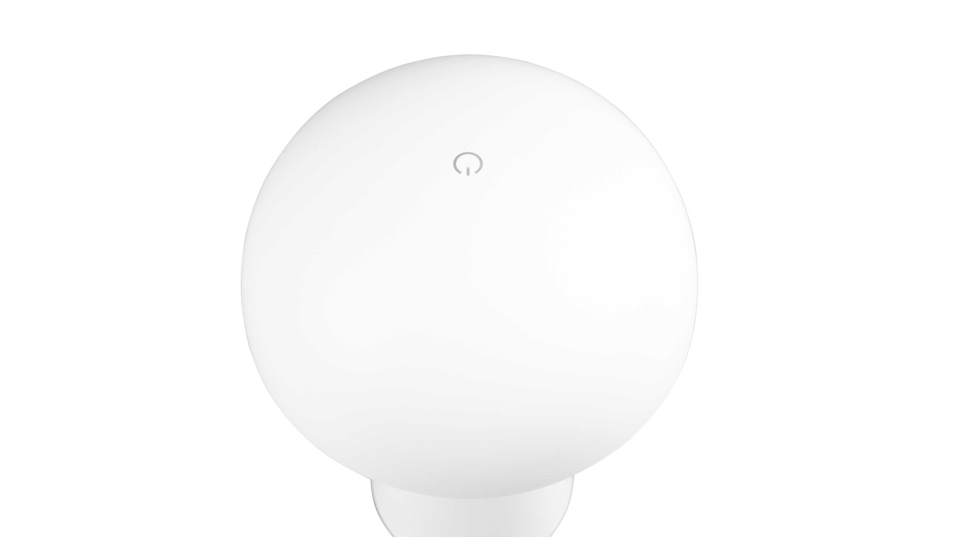 Tischleuchte Reality leuchten aus Kunststoff in Weiß RL Outdoor-Tischleuchte Lennon weißer Kunststoff - Höhe ca. 22 cm