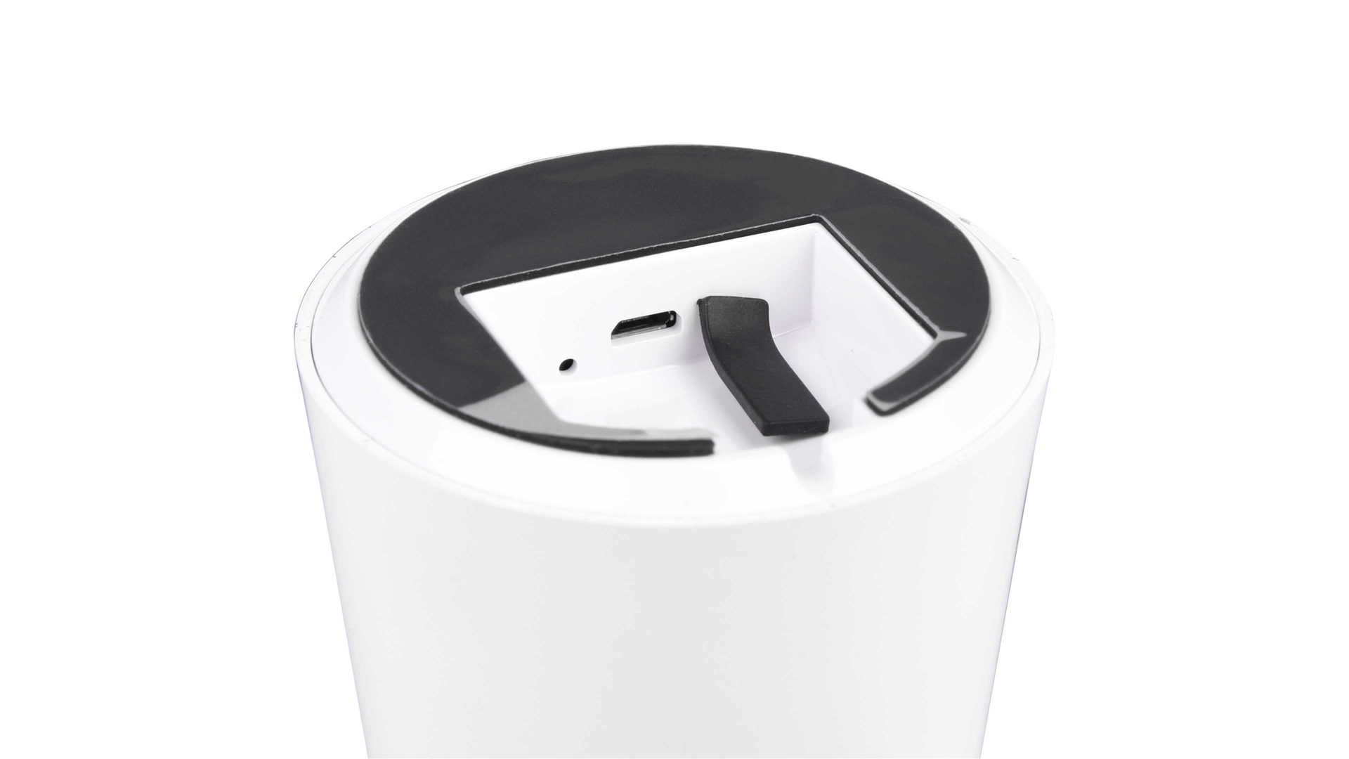 Tischleuchte Reality leuchten aus Kunststoff in Weiß RL Outdoor-Tischleuchte Lennon weißer Kunststoff - Höhe ca. 22 cm