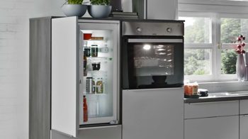 Einbauküche Express küchen aus Holz in Hellgrau EXPRESS KÜCHEN Einbauküche Win mit Geräten Hellgrau & Eiche grau - Stellfläche ca. 305 x 230 cm